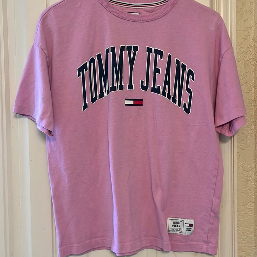 Tommy Tshirt Pink Size XS Vintage